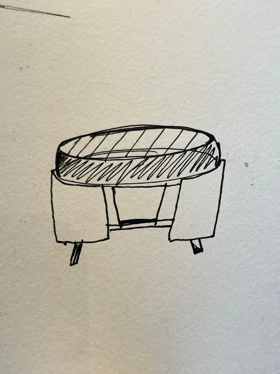 First sketch, February 2025.